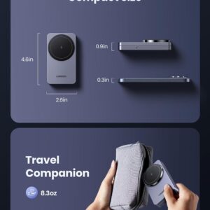 Sạc Không Dây Magnetic 2-in-1 Ugreen W528 - Hình ảnh 3