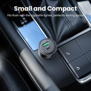 Tẩu Sạc ô tô 2 cổng USB-C và USB-A Ugreen 90645 - Hình ảnh 8