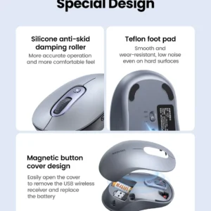 UGREEN 35900 chuột không dây Độ Nhạy Cao 4000 DPI - Hình ảnh 3