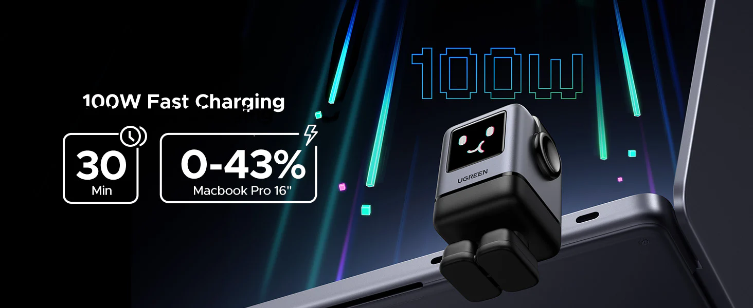 Củ sạc nhanh UGREEN Uno X688 – Sạc Robot 4 cổng 100W 45514B 2