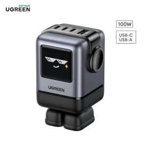 Củ sạc nhanh UGREEN Uno X688 – Sạc Robot 4 cổng 100W 45514B
