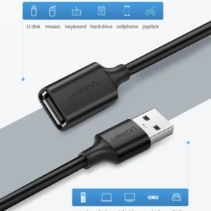 Dây nối dài USB 2.0 UGREEN US103 USB-A đực sang USB-A Cái - Hình ảnh 4