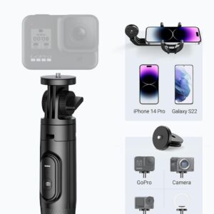 Gậy Selfie Tripod Bluetooth 5.1 có remote Ugreen 15062 LP586 - Hình ảnh 7