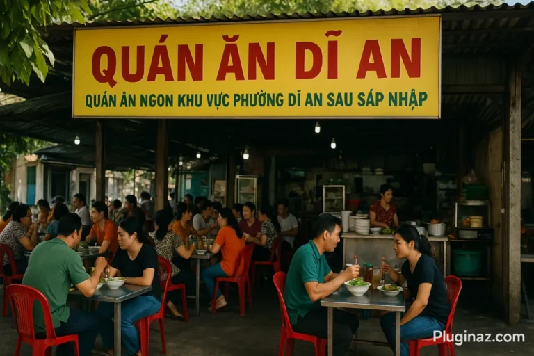 Quán ăn ngon khu vực phường Dĩ An sau sáp nhập